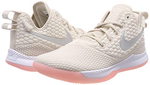 Nike Men's Lebron Witness III PRM Basketball Shoe (10, Light Orewood Brown/White)