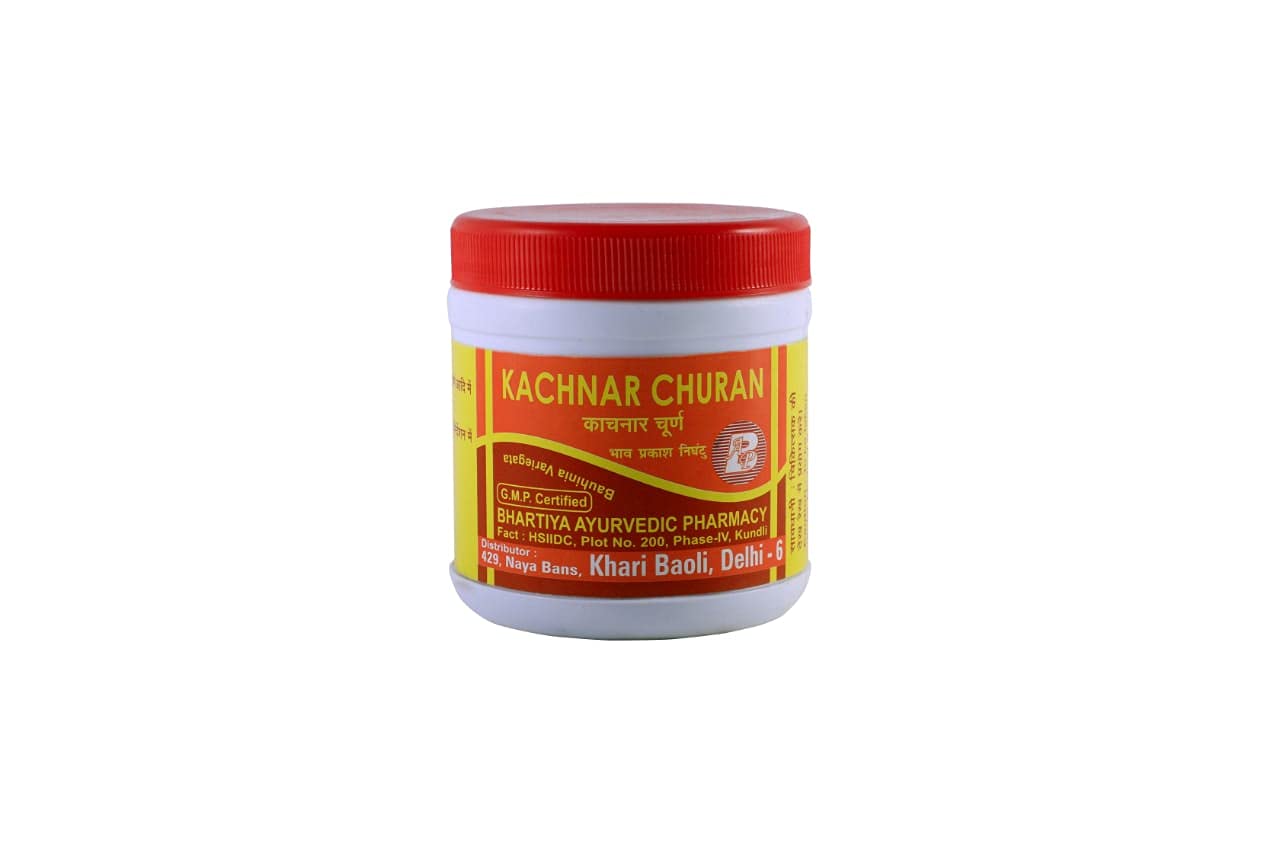 BHARTIYA AYURVEDIC PHARMACY KACHNAR CHURAN - 100 GRM - 6 PCS [ 600GRM]