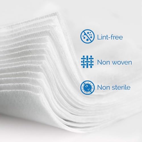 Image of JMU 4000 Gauze Pads 3x3, Sponge Non Woven 4-Ply Non-Sterile Dental Pads All Purpose Gauze