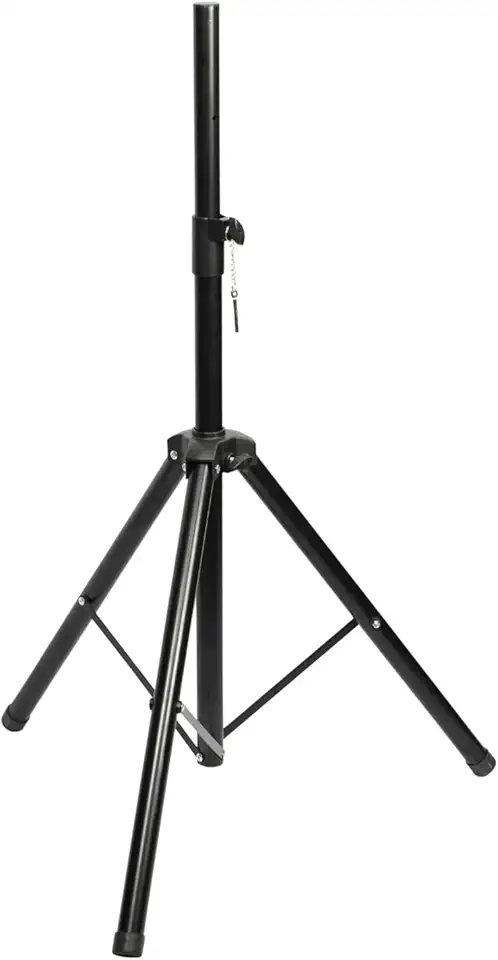 Suporte Para Caixa Som Retrátil Tripé Reforçado Aço Polyvox