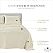 Luxury 100% Egyptian Cotton Queen Sheet Set - 1000 Thread Count - 4 PC Deep Pocket Fitted and Flat Sheets, Soft, Extra Cooling Long Staple Hotel-Quality Bedding with Sateen Weave - Ivory