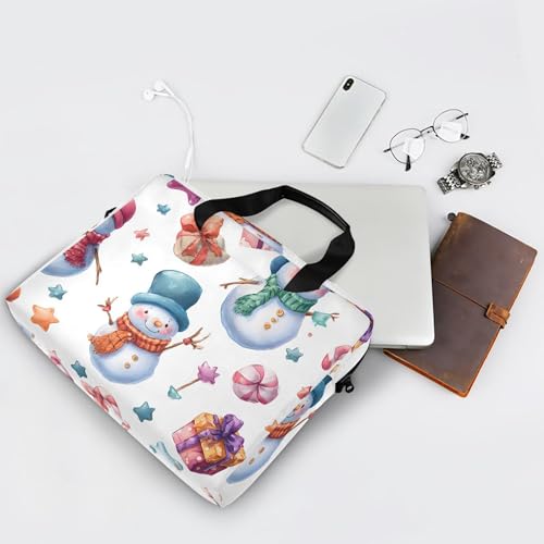 Funda maletín para laptop 13-15.6 pulgadas ALAZA Snowman miniatura 7