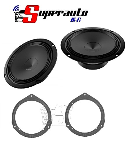 Audison APX 6.5 coppia di coassiali 165 mm a due vie, potenza RMS 70W a 4 Ohm set adattatori altoparlanti per LANCIA Delta Predisposizione Anteriore o Audison APX 6.5 coppia di coassiali 165 mm a due vie, potenza RMS 70W a 4 Ohm set adattatori altoparlanti per LANCIA Delta Predisposizione Anteriore o