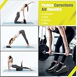 LTHTRADE Foam Wedge Slant Board, 2 Pack Squat Wedge for Yoga, Calf Stretching, Physical Therapy & Foot Rehabilitation - Exercise Blocks for Squats, Balance, Pushup & Pilates (Black) - Image 3