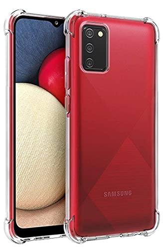 Image of COVERBLACK Transparent Rubber Back Cover for Samsung Galaxy A03s - SM-A037FZ - Transparent