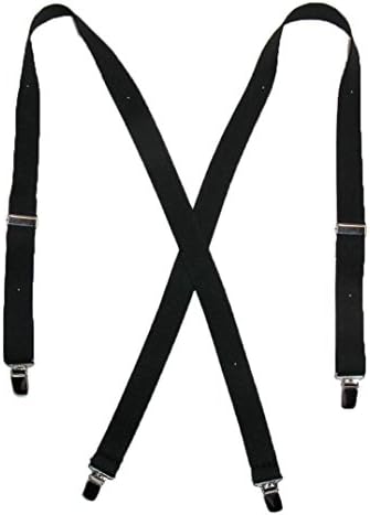 CTM Women's Elastic Clip-End 1 Inch Basic Suspenders - Image 5
