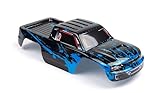 SummitLink Custom Body Compatible for 1/10 Scale RC Car or Truck (Truck not Included) (Muddy Blue Over Black)