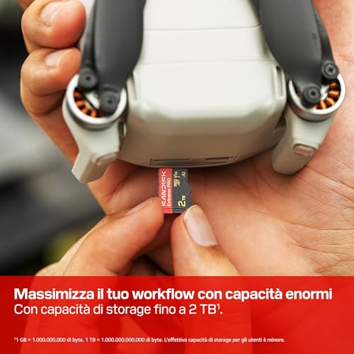 Sandisk Extreme Pro Scheda Microsd UHS-I + Sd Adapter, 128 Gb (Velocità Di Lettura Fino A 250 Mb/S E Velocità Di Scrittura Fino A 120 Mb/S, 5K, 3K, 4K Uhd, C10, V30, U3, A2) - 4