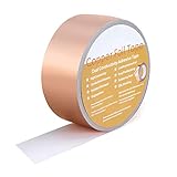 EMI und RFI-ABSCHIRMUNG - Da Kupferband antielektromagnetische Eigenschaften hat, ist Kupferfolienband eine einfache und bequeme Lösung, wenn Sie kleine elektronische Geräte vor elektromagnetischen Störungen (von summenden Gitarrensounds bis hin zu Computerkabeln) schützen müssen