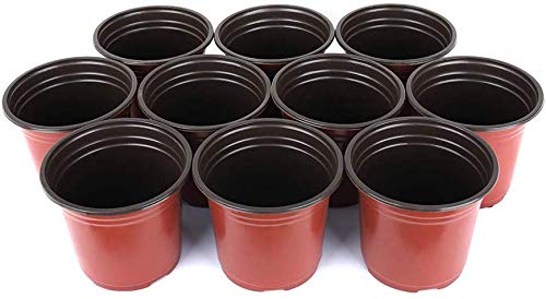 Miniatura 2 de Latern 50pcs 15cm Macetas De Plástico Para Plantas Macetas De Inicio De Semillas Livianas Macetas De Vivero Macetas Contenedor De Plantas De Flores 15 X 13 Cm