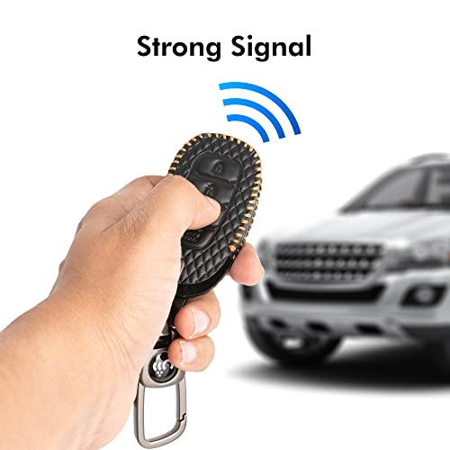 Image of SHOPOFLUX Metal Key Cover Compatible with Hyundai Verna | i20 Facelift N Line N8 Car 4 button smart key