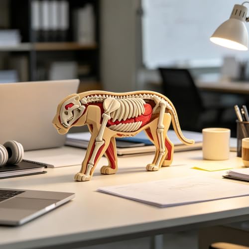 Rompecabezas 3D de esqueleto de tiburón para regalar a niñas 2