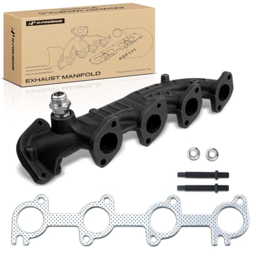 A-Premium Left Side [V8 5.4L] Engine Exhaust Manifold Kit W/Gasket & Studs & Nuts Compatible with Ford F-150 1999-2003, F-250 1999, F-150 Heritage 2004, Expedition 1999-2004, Replaces 2L1Z9431CA by A-Premium - Used condition - US$68.79