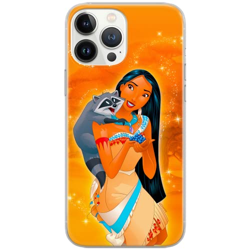 Ert Group Mobile Phone Case For Iphone 13 Pro Max Original And Officially Licensed Disney Pattern Pocahontas And Meeko 001 Orange Optimally Adapted To The Shape Of The Mobile Phone, Case Made Of Tpu #TOP8