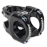 Construction fiable en alliage d'aluminium : cette potence pour vélo est fabriquée à partir d'un alliage d'aluminium robuste pour résister aux rigueurs du VTT tout en étant durable