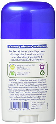 Kiss My Face Natural Active Life Stick Deodorant, 3 Count Fresh 7.44 Ounce image 5