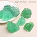 Erliway 2-3'' Green Fluorite Raw Crystals, Natural Rough Crystals and Healing Stones, Crystal Rocks and Gemstones for Tumbling Cabbing Fountain Rocks Decoration Wire Wrapping Reiki (0.15-0.22lb)