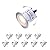 LED Deck Lights Kit 12V Low Voltage Waterproof IP67 Warm White Recessed Deck Lighting In Ground Light for Step Stair Garden Patio Wood Floor Outdoor Landscape Accent Lights Fixtures(Pack of 10)