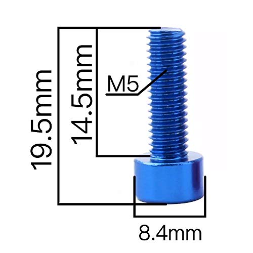 Heiyun Aluminum Alloy Kettle Rack Screw Bike Accessories Durable M5 Mtb Bike 7 Colors Water Bottle Cage Bolts Bike Bottle Holder Screw(Green) #TOP1