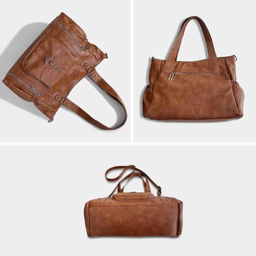 Gluckstar Sac à Main Femme Moyen, Shopper Femme PU Cabas Bandoulière Épaule – vue 7