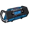 Bosch Professional 18V System Akku Baustellenradio GPB 18V-2 SC (Empfang über DAB+, Bluetooth, FM und AUX, inklusive…