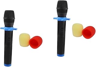 ABOOFAN 2pcs simulated microphone kid toys toddler toys children's toys Toy Microphone simulated echo mic for kids toddler echo microphone fake microphone toy microphone model recorder
