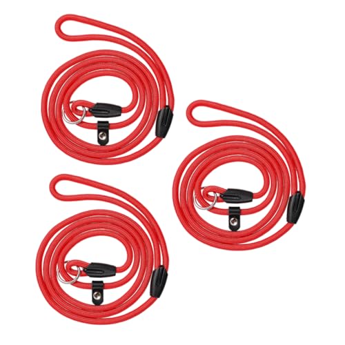 Balacoo 3Pcs Portable Dog Leash Convenient Training Leashes for Puppies Lightweight for Daily Walks Events and Training Sessions