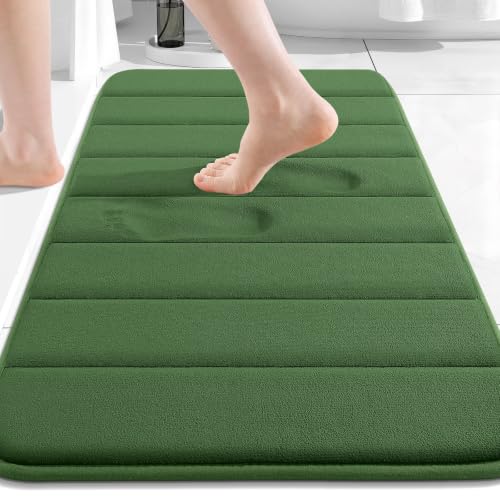 Buganda Memory Foam Bath Mat 30 x 20, Ultra Soft Absorbent Bathroom Rugs