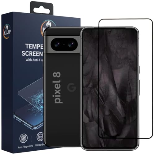 Image of Premium Military-Grade Gorilla Tempered Glass Screen Protector Compatible for Google Pixel 8 with Edge to Edge Coverage - Case Friendly, Anti Scratch and Bubble Free Installation Kit