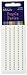 Mark Richards Elements Pearl Stickers 1951 120-Piece Self-Adhesive Embellishment, 3mm, Natural Pearl