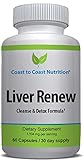 Coast to Coast Nutrition Liver Support Formula - 22 Herbs Support Supplement: Milk Thistle Extract, Beet Root, Artichoke, Dandelion, Chickory. 60 Capsules 30 Day Supply
