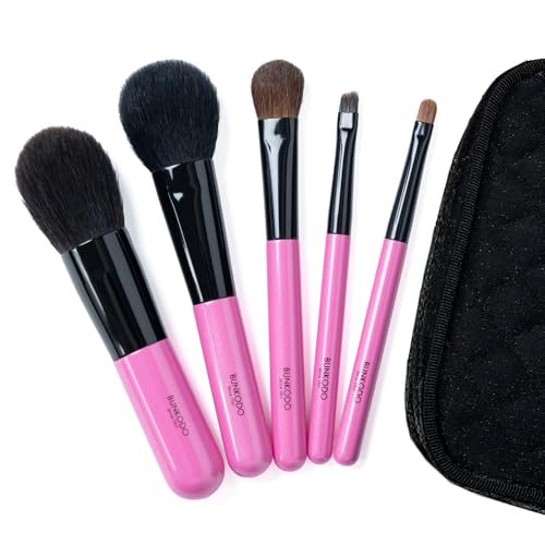 明治四十年創業 文宏堂 熊野化粧筆 SAシリーズ 5本セット ポーチ付き