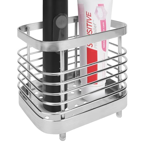 Linkidea Philip Sonicare ProtectiveClean - Soporte para cepillo de dientes eléctrico, soporte de pasta de dientes de acero inoxidable, organizador de una sola ranura compatible con Oral-B iO Series