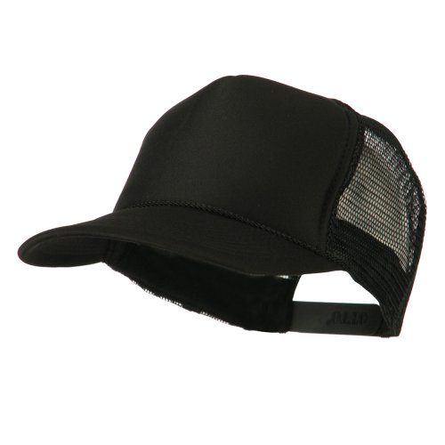 Otto Foam Front Golf Style Mesh Back Cap - Black