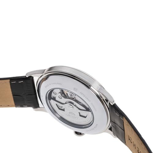 Image of Orient Bambino RN-AG0007B Men's Automatic Watch, Mechanical Design, Made in Japan, Automatic, Japanese Manufacturer Warranty, Open Heart, Black, Black, Wristwatch automatic,hand-wind