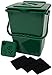 Exaco Trading Co. ECO-2000 Plus Kitchen Compost Waste Collector, 2.4 Gallon, Deluxe Green