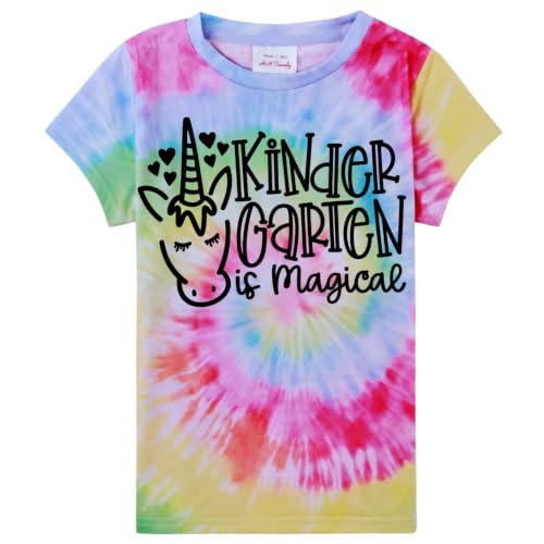 Image of First Day of Kindergarten Shirt First Day of School Gifts for Kids Kindergarten Shirts for Girls T-Shirt Top