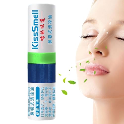 Tumotsit Barra Nasal de aromaterapia,Inhaladores nasales para aceites Esenciales | El inhalador de Aceite Esencial con Sabor a Fruta Proporciona una sensación de enfriamiento Fresco, alergia