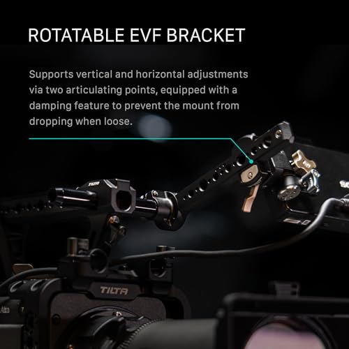Image of Tilta Camera Cage Compatible with Sony BURANO | Arri Rosettes, 1 /4 inch-20 and 3 /8 inch-16 Threads | w /Top Handle, Left /Right Side Arm, Battery Plate (Advanced Kit - Gold Mount)