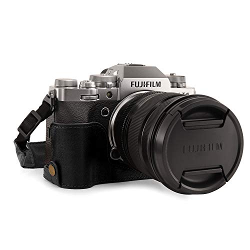 MegaGear MG1923 Ever Ready Étui caméra cuir véritable Fujifilm X-T4 noir