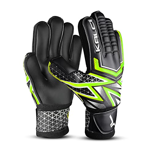 Kalci Soccer Goalie Gloves Youth/Adult for Ultimate Grip & Finger