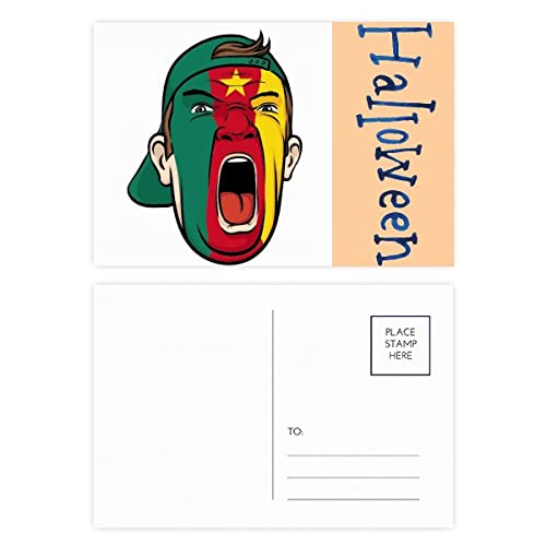 Cartes postales d'Halloween Cameroun : lot de correspondance thématique pour papeterie festive