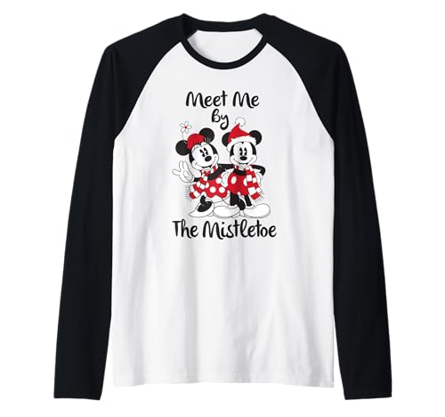 T-shirt baseball Mickey et Minnie pour éviter la panne d'inspiration mode à Noël