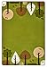 Carpets for Kids 33754 KIDSoft Tranquil Trees Decorative Rug 4ft x 6ft Rectangle Green
