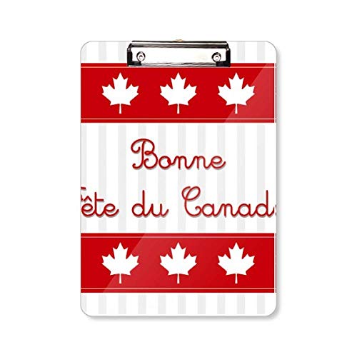 Planchette porte-bloc Canada Day au design soigné et finition impeccable