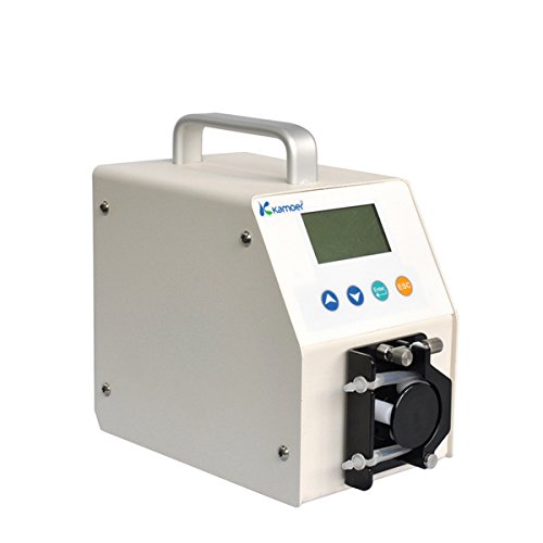 Image of Peristaltic pump stepper with digital control 110V-220V variable speed small intelligent liquid dosing pump for lab and filling Kamoer LLS Plus 3 rotors 1-352ml /min silicone tube 4.0mm x 7.2mm