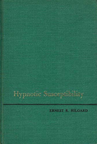 Hypnotic susceptibility B0006BN5NW Book Cover