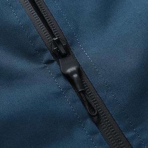 Veste imperméable homme manteau pluie léger noir randonnée - 4
