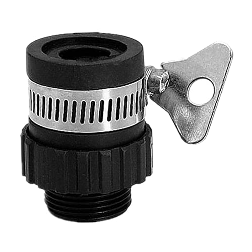 ZHIJI 蛇口アダプターガーデンホースプラグ|ガーデン ホース クイック コネクタ |ユニバーサルガーデンウォーターホースアダプタータップコネクター、ガーデニング用クイックコネクト蛇口アダプター