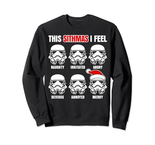 Sweat Star Wars Stormtrooper pull de Noël Sithmas Emotions